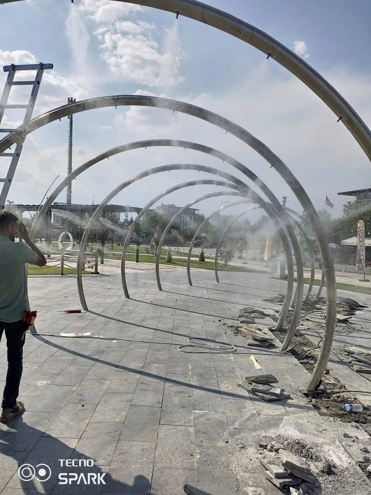 Açık Alan Serinletme ve Sisleme Saha Uygulaması 25