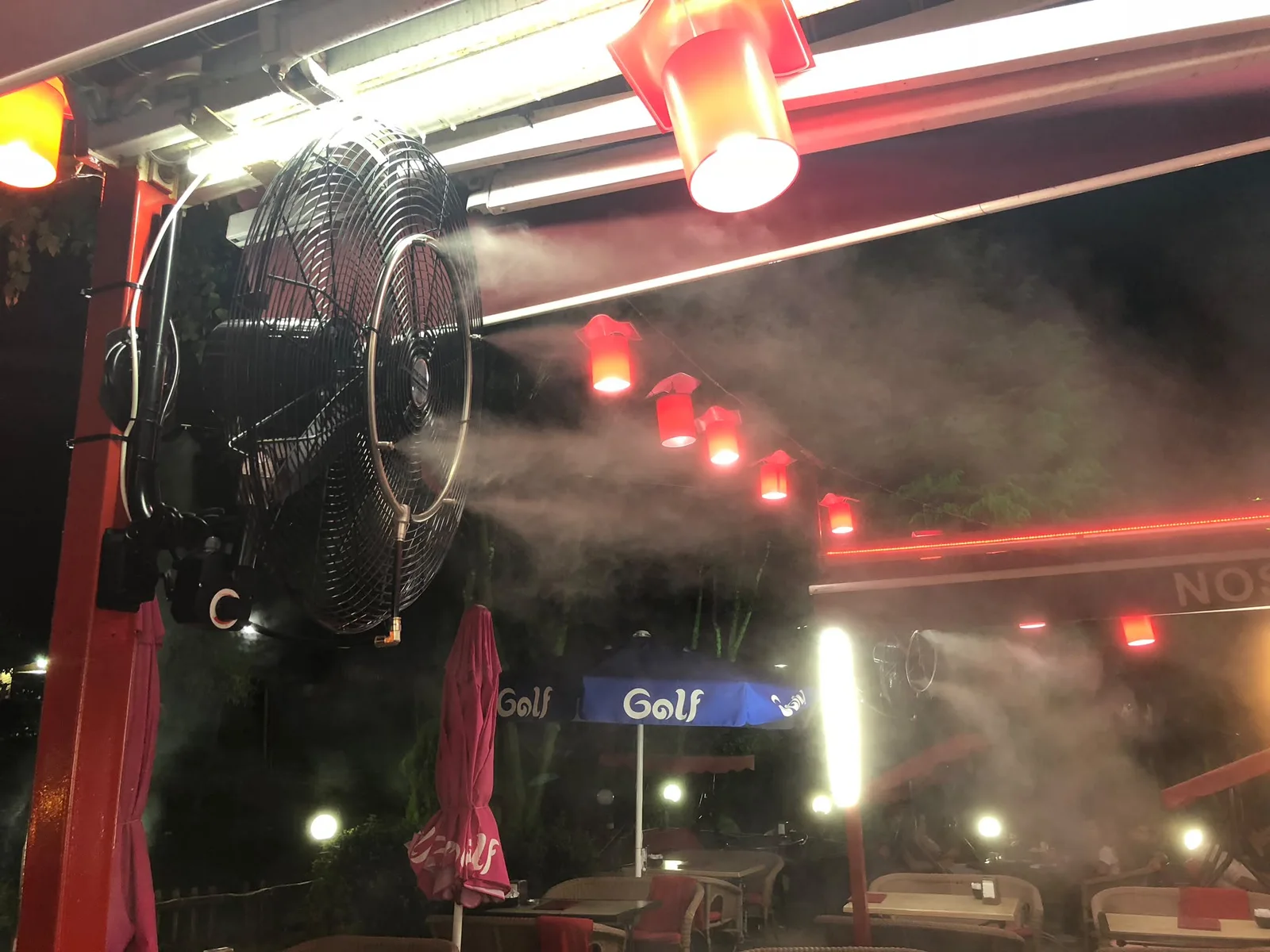 Açık Alan Serinletme ve Sisleme Saha Uygulaması 36