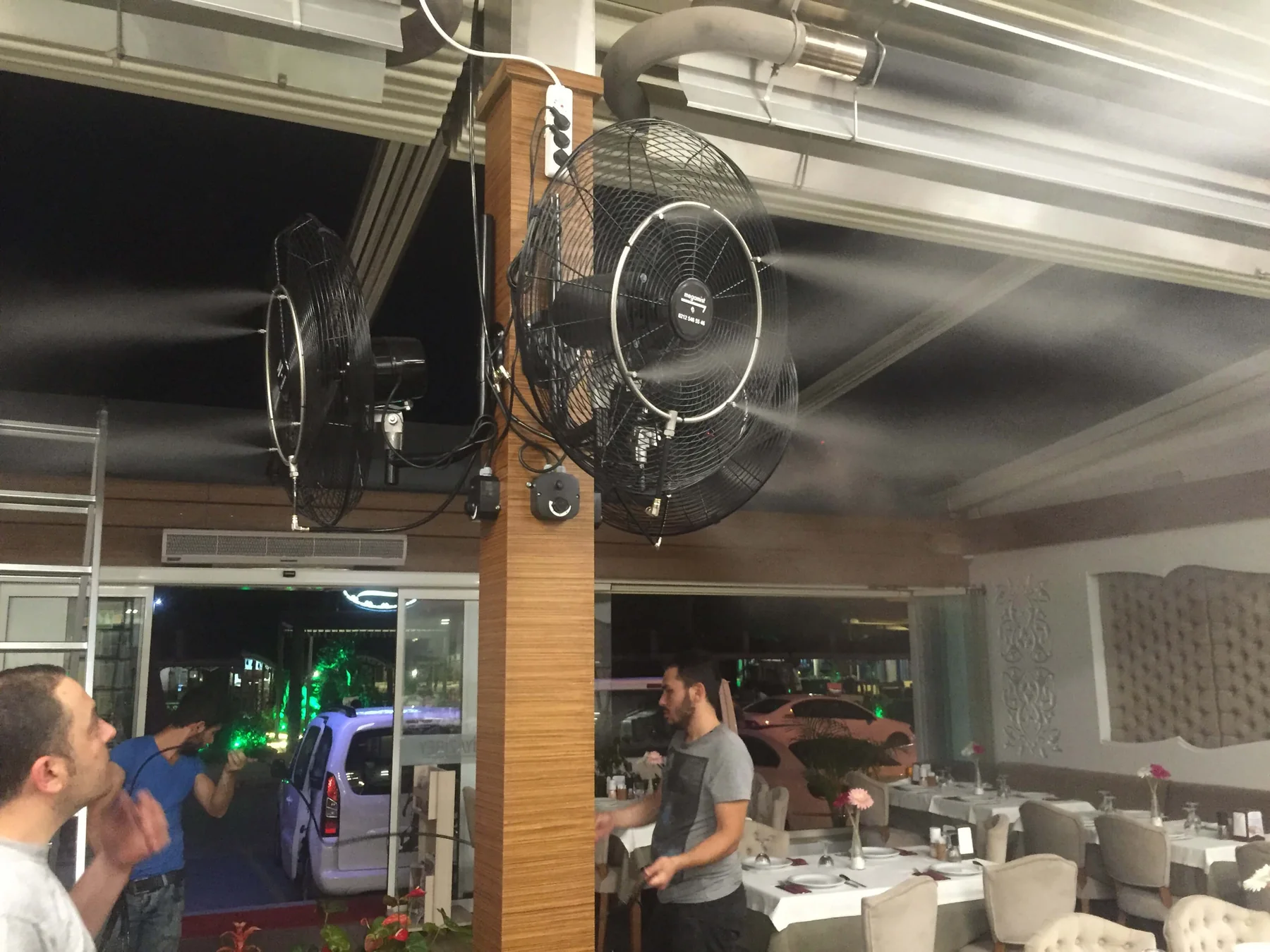 Açık Alan Serinletme ve Sisleme Saha Uygulaması 42